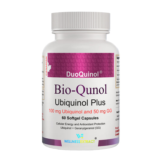 Bio-Qunol | Ubiquinol (CoQ10) Supplement with Geranylgeraniol (GG) and Vitamin C | 150 mg 60 Softgels