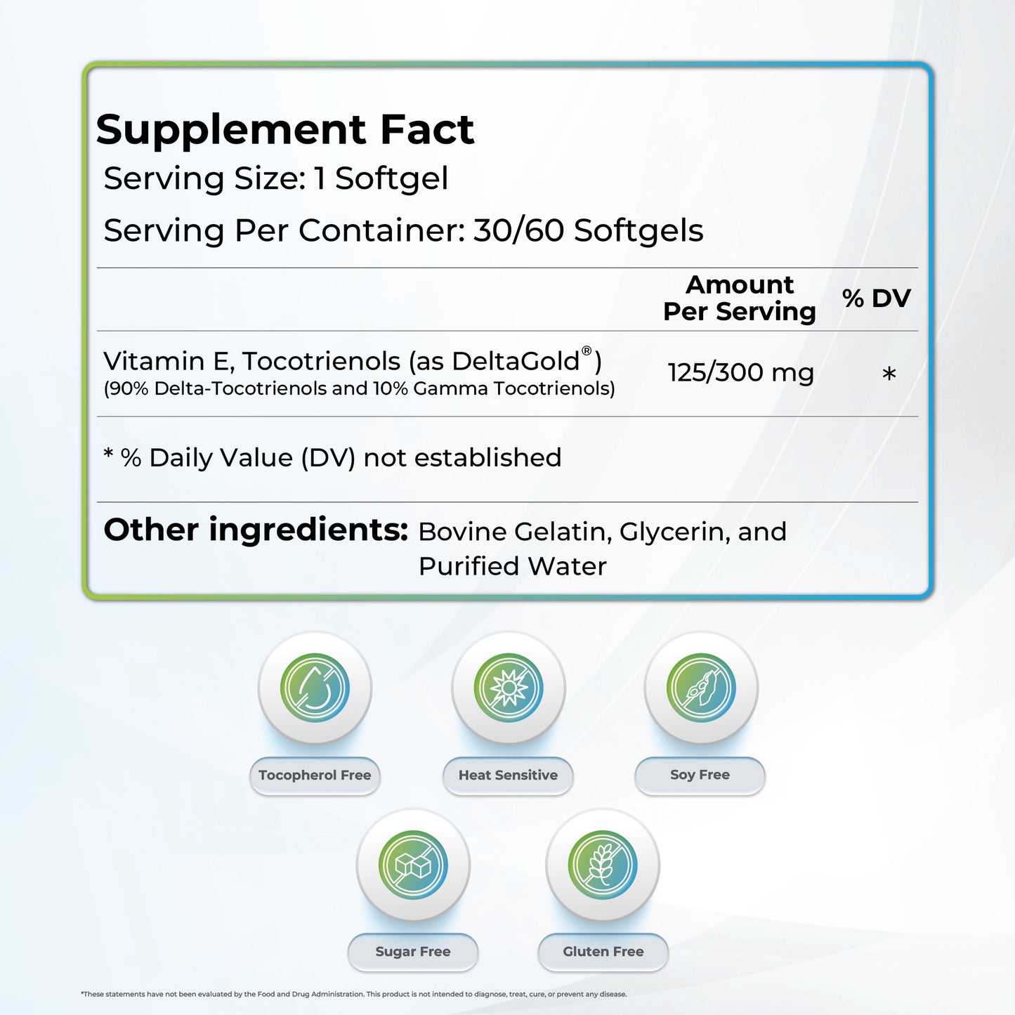Vitamin E - Eannatto DeltaGold Tocotrienols